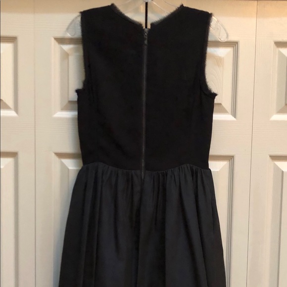 Jessica Simpson Fit & Flare Black Dress Tulle Sz 6 - Picture 3 of 8